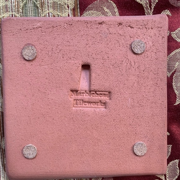 Marblehead Tileworks Hand Painted Dog - Picture 2 of 3